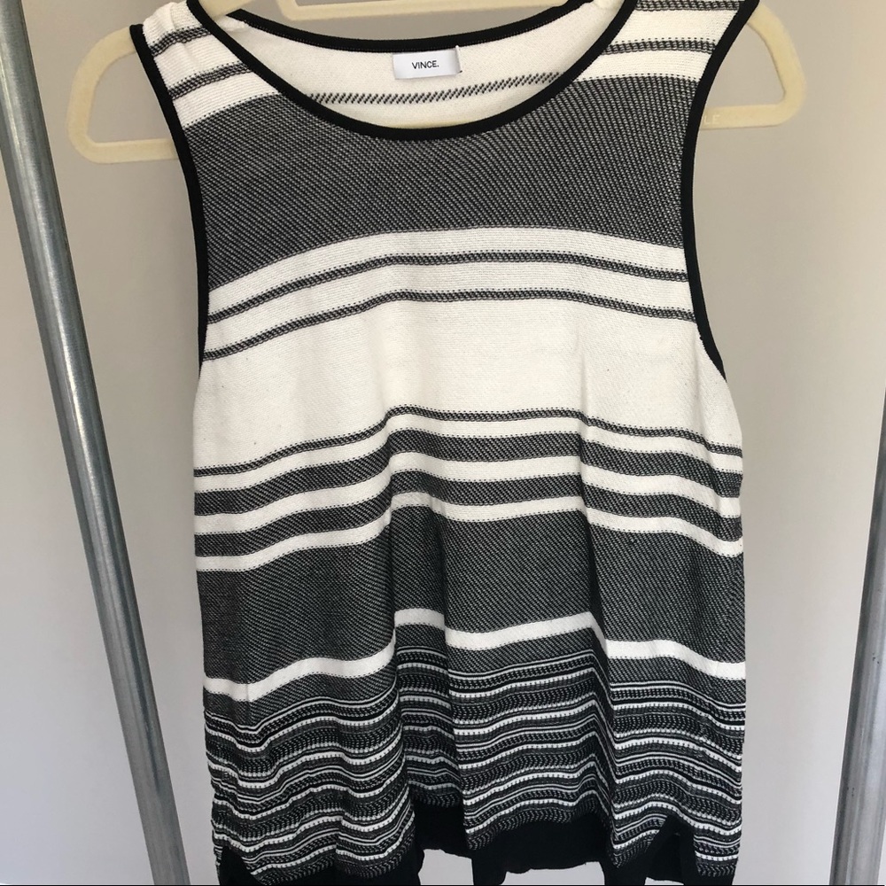 VINCE Women’s Knit sleeveless top